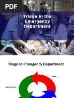 Triage in The Emergency Department With Posters