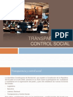 Transparencia y Control Social