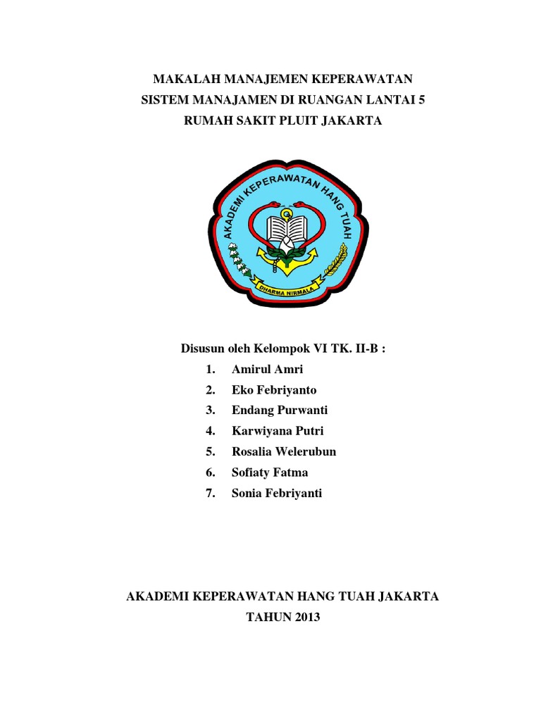 Makalah Manajemen Keperawatan PDF