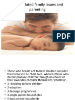 Child-Related Family Issues and Parenting