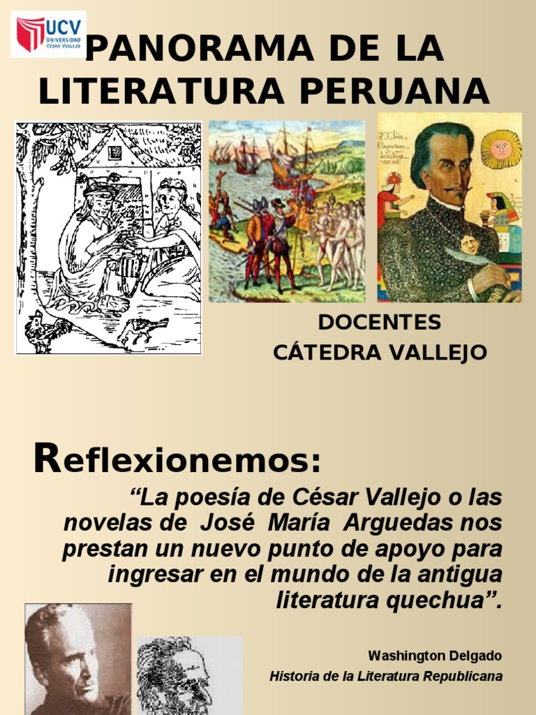 Panorama de La Literatura Peruana