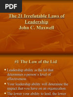 The 21 Irrefutable Laws of Leadership | PDF | Leadership | Mc Donald's