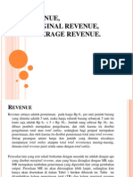 Revenue, Marginal Revenue, Average Revenue