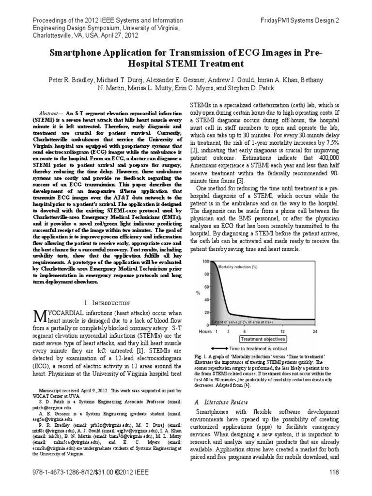 IEEE - Smartphone Application For Transmission of ECG Images in ...