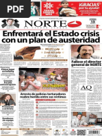 Periódico Norte de Ciudad Juarez 15 de Diciembre de 2013