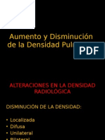 Aumento y Disminucion de La Densidad