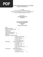 Download Word Formation Processeaaas on Slang Words by Puan Semut SN191594930 doc pdf