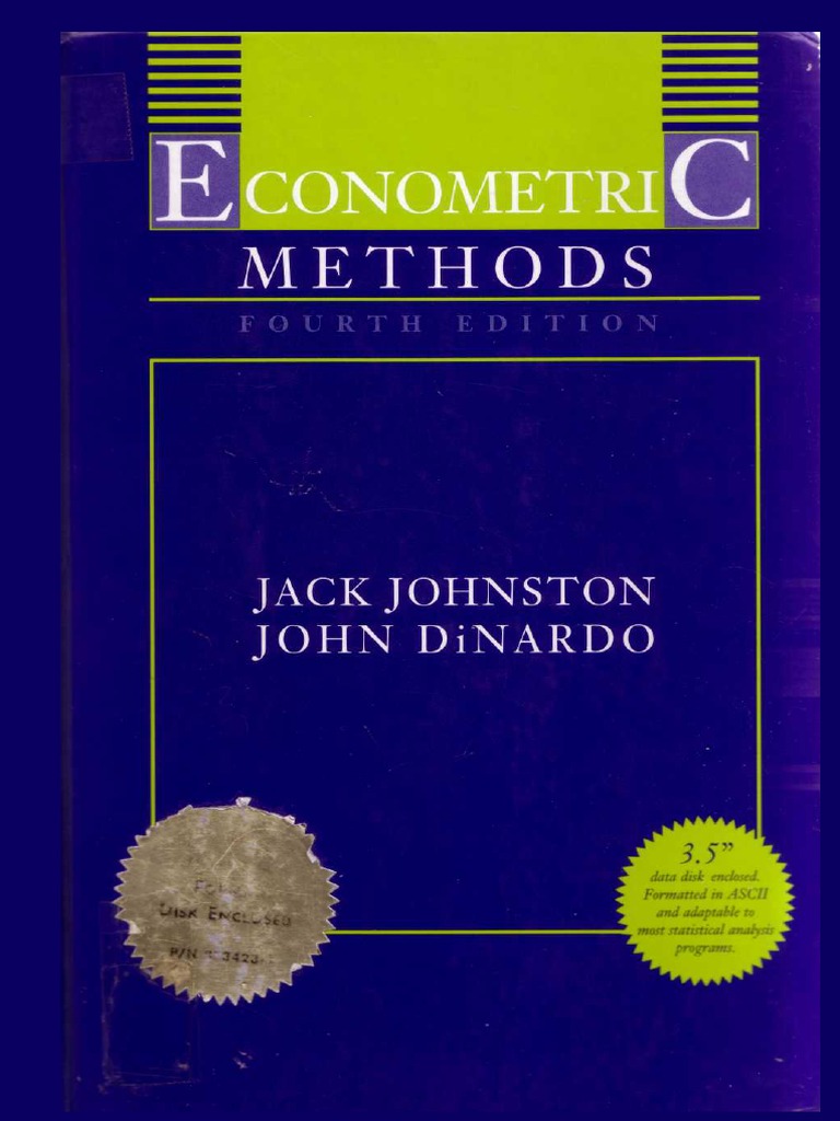 Johnston Dinardo Econometric Methods | PDF
