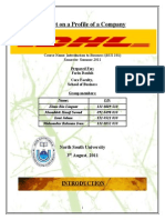 DHL BUS101 Report
NSU