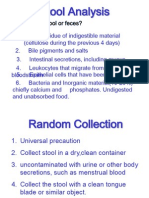 Stool analysis