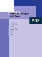 Statistical Analysis Excel