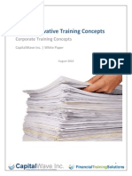 7 Innovative Training Concepts White Paper August 2010