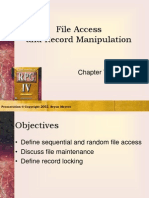 File Access and Record Manipulation