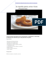 Conoce La Receta para Unos Ricos Picarones