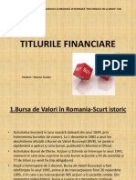 Titlurile Financiare