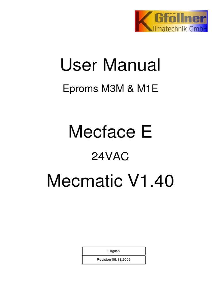 Hvac Package e Module V1.40m3m+m1e - Eng | PDF | Air Conditioning ...