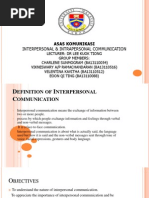 Download komunikasi intrapersonal dan interpersonal by Charlene Cathrine SN191625616 doc pdf