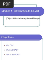 Module 1: Introduction To OOAD: (Object-Oriented Analysis and Design)