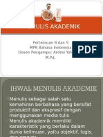 Menulis Akademik