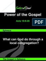 The Gospel Goes Out with Great Power