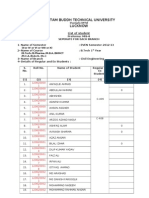 Gautam Buddh Technical University Lucknow: List of Student