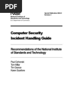 Computer Security Incident Handling Guide Pdf Incident Management National Institute Of Standards And Technology