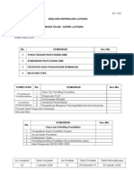 Borang PK 13 2 Analisa Keperluan Latihan