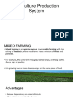 Agriculture Production Systems Overview