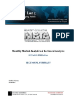 Monthly Market Analytics & Technical Analysis: Sectional Summary