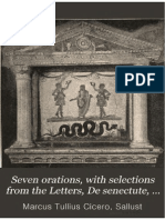 Seven Orations With Selections From Cicero, Sallust