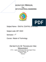 Digital Controlled System Lab Manual PDF