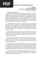 Download Empowerment of Women -Conceptual Framework by brsiwal1475 SN19166610 doc pdf