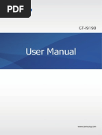 Samsung Galaxy S4 Mini User Manual GT-I9190 Jellybean English