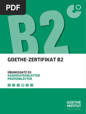 Goethe Zertifikat B2