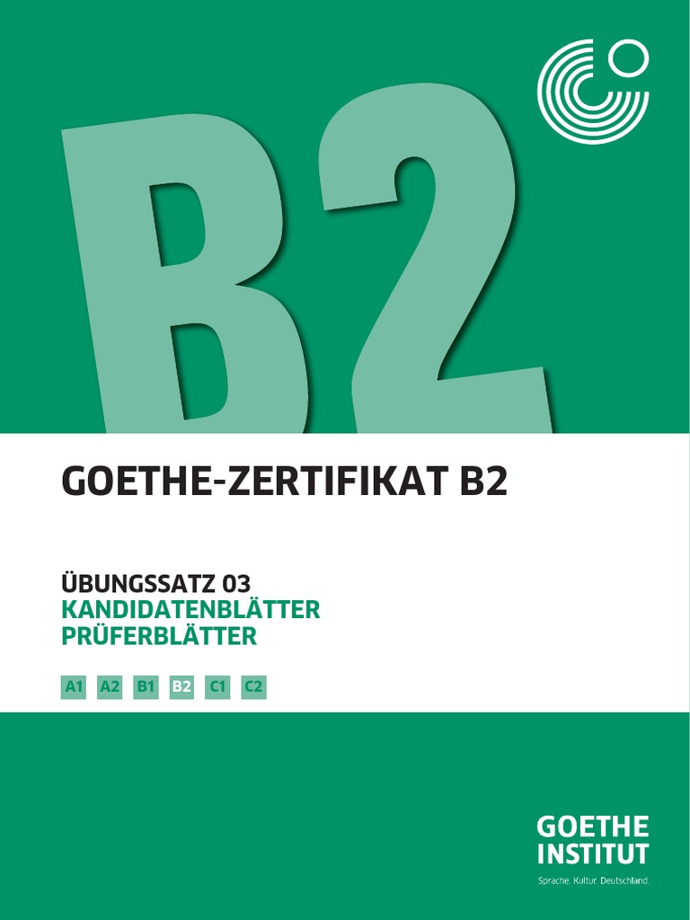 Goethe Zertifikat B2