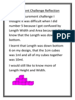 Measurement Challenge Reflection