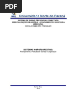 monografia Arcélio Alberto Preissler _2013   SISTEMAS AGROFLORESTAIS Planejamento, Práticas de Manejo e Legislação