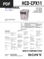 Sony HCD-LX50WMR PDF | PDF