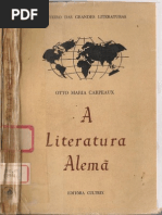A Literatura Alemã - Otto Maria Carpeaux