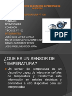 PT 100 Sensor de Temperatura