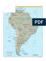 maps of the world - south america