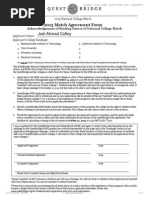 Download Questbridge Match Agreement Form by Joel Caffey SN191717413 doc pdf
