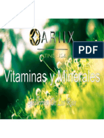 Vitaminas y Minerales Optimos de Nutrifii