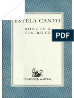 Estela Canto- Borges a Contraluz