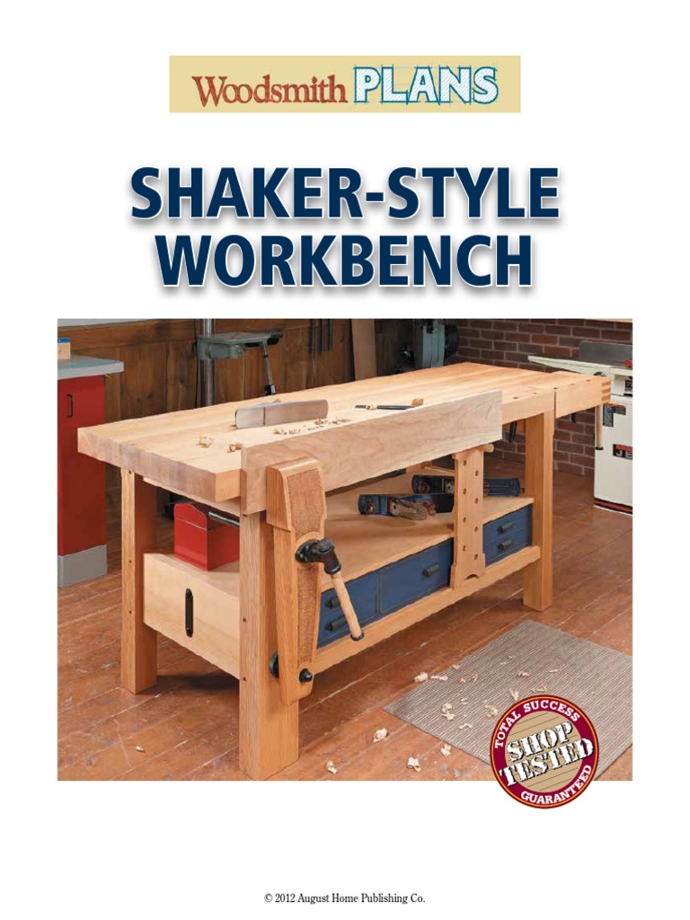 Woodsmith Benchtop Heirloom Tool Chest Plans