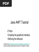 Java AWT Tutorial