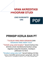 Persiapan Akreditasi Program Studi Sarjana