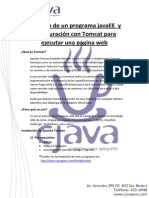 Creacion de Un Programa JavaEE y Configuracion Con Tomcat Para Ejecutar Una Pagina Web