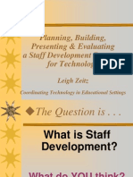 Building an Effective Technology Staff Development Program