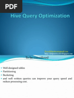 Hive Query Optimization Infinity